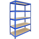 Scaffale da Garage ad Incastro Q-Rax - Blu - 120cm x 50cm - 10 Pezzi