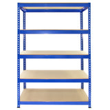 Scaffale da Garage ad Incastro Q-Rax - Blu - 120cm x 50cm - 10 Pezzi