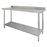 Tavolo in acciaio Inox da Cucina - 180x60x90cm