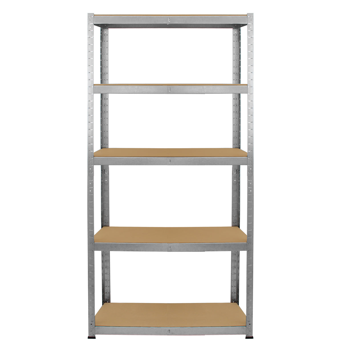 4 Scaffali Galwix in Acciaio Senza Bulloni Grigi 90cm