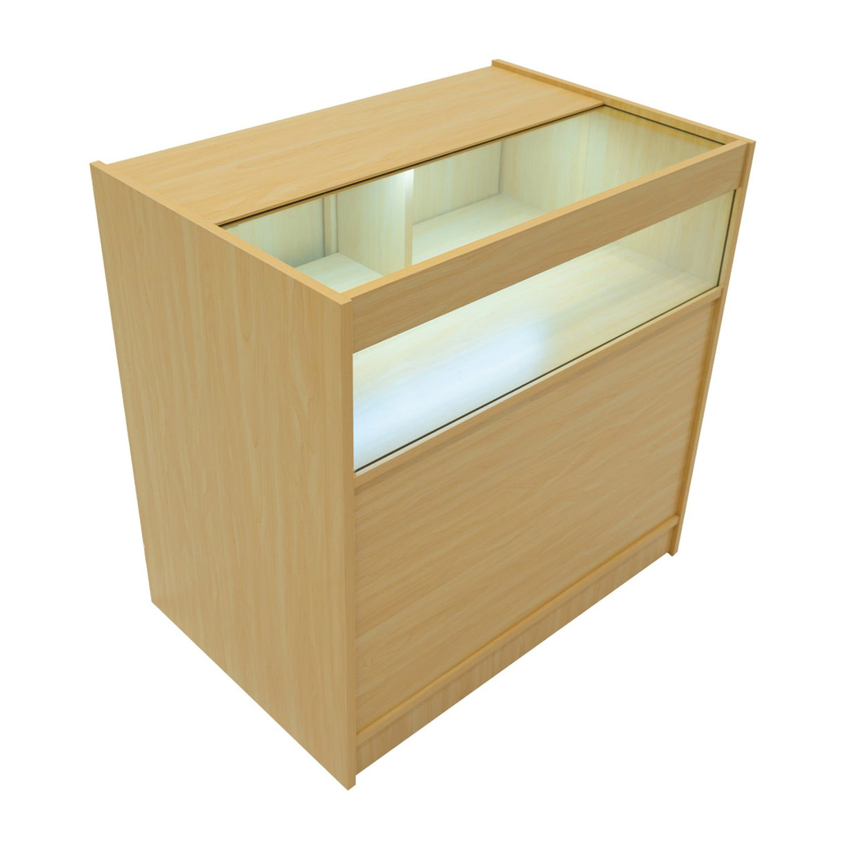Bancone da Negozio LED B900 – Acero