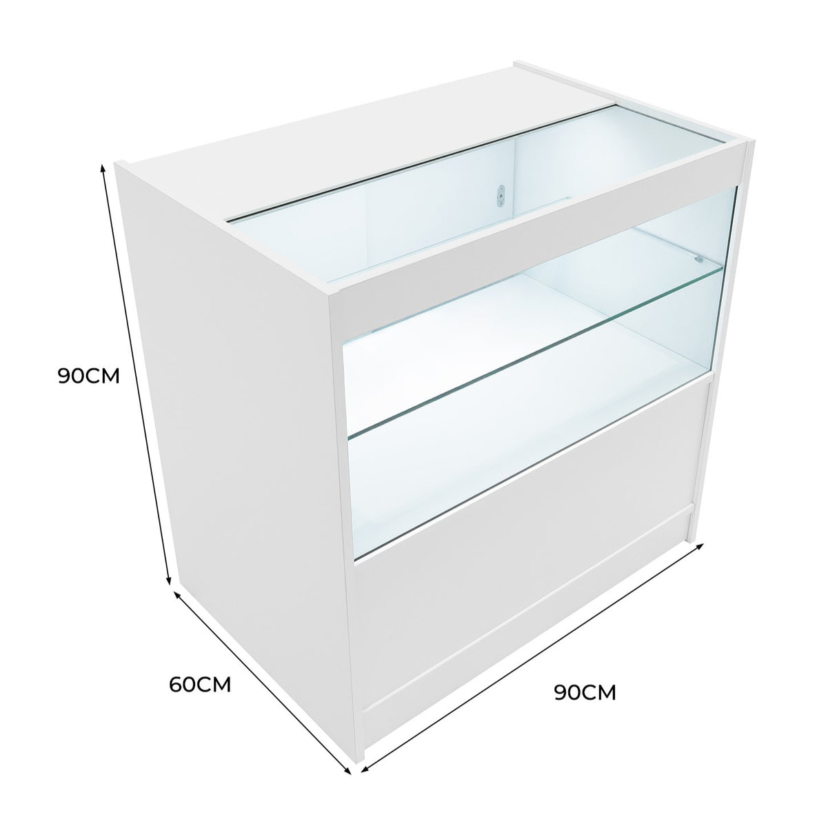 Bancone da Negozio LED C900 – Bianco