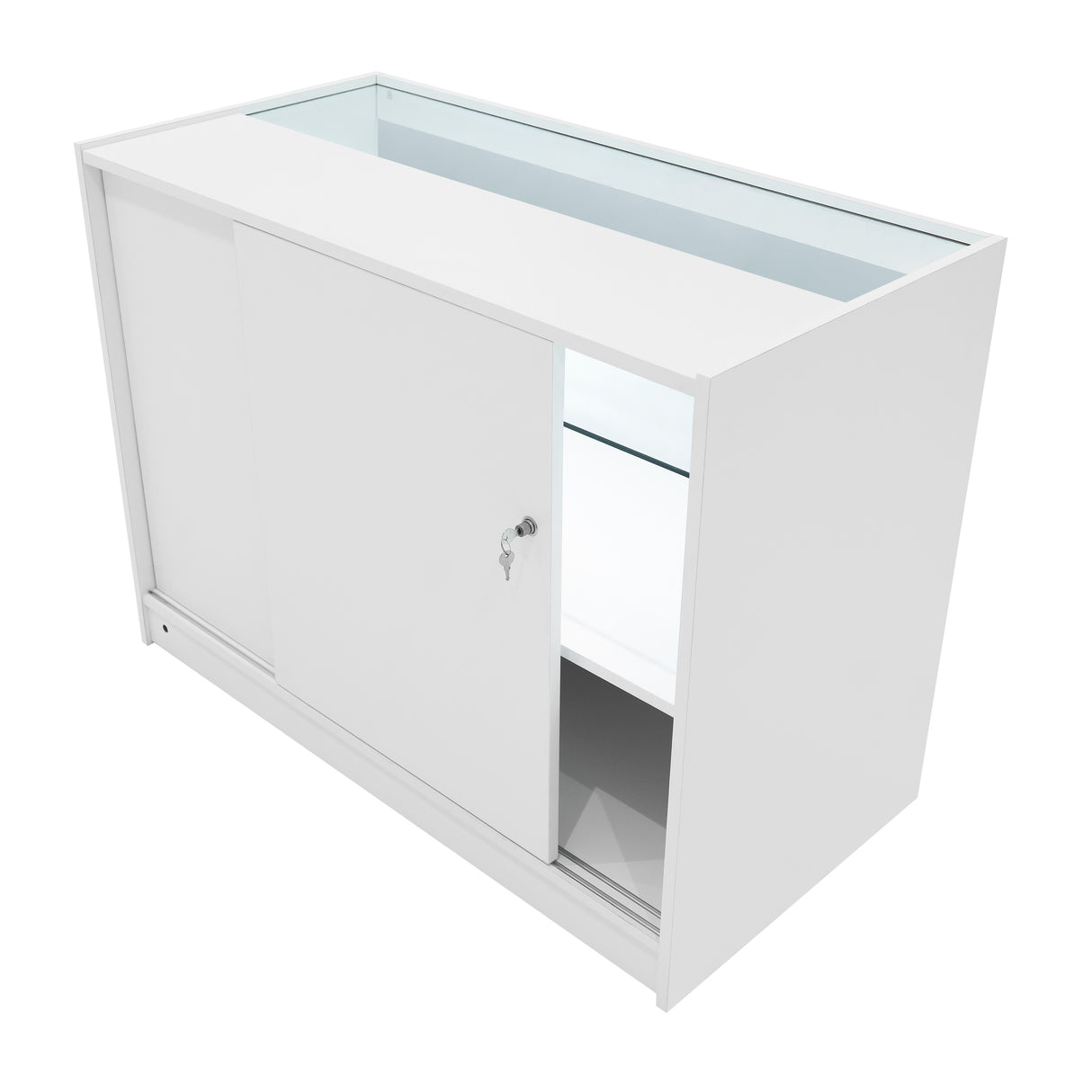 Bancone da Negozio LED C1200 – Bianco
