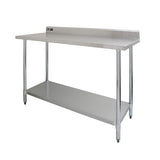 Tavolo in acciaio Inox da Cucina - 120x60x90cm