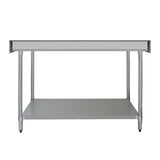 Tavolo in acciaio Inox da Cucina - 120x60x90cm