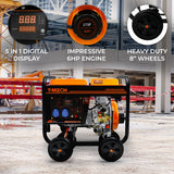 T-Mech 2KW Generatore a Diesel Portatile