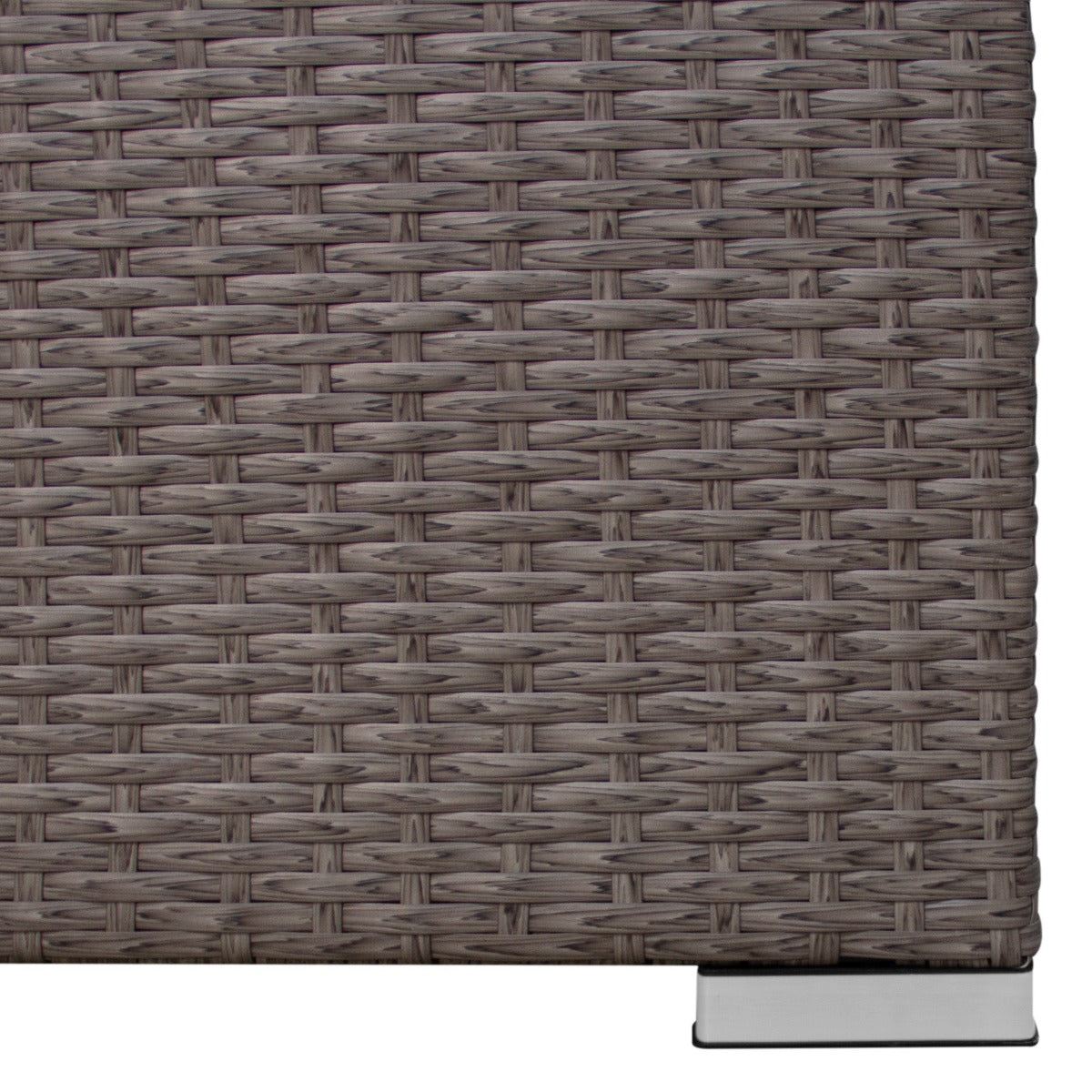 Set ad angolo in rattan - Grigio