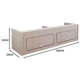Armadio per camper a pensile per camper – 100cm x 25cm x 25cm