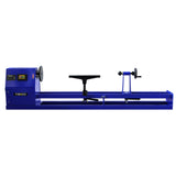 Tornio da Banco per Legno con Mandrino a 4 Ganasce e Set di 6 Scalpelli – Motore 400W
