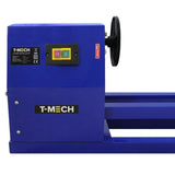 Tornio da Banco per Legno con Mandrino a 4 Ganasce e Set di 6 Scalpelli – Motore 400W