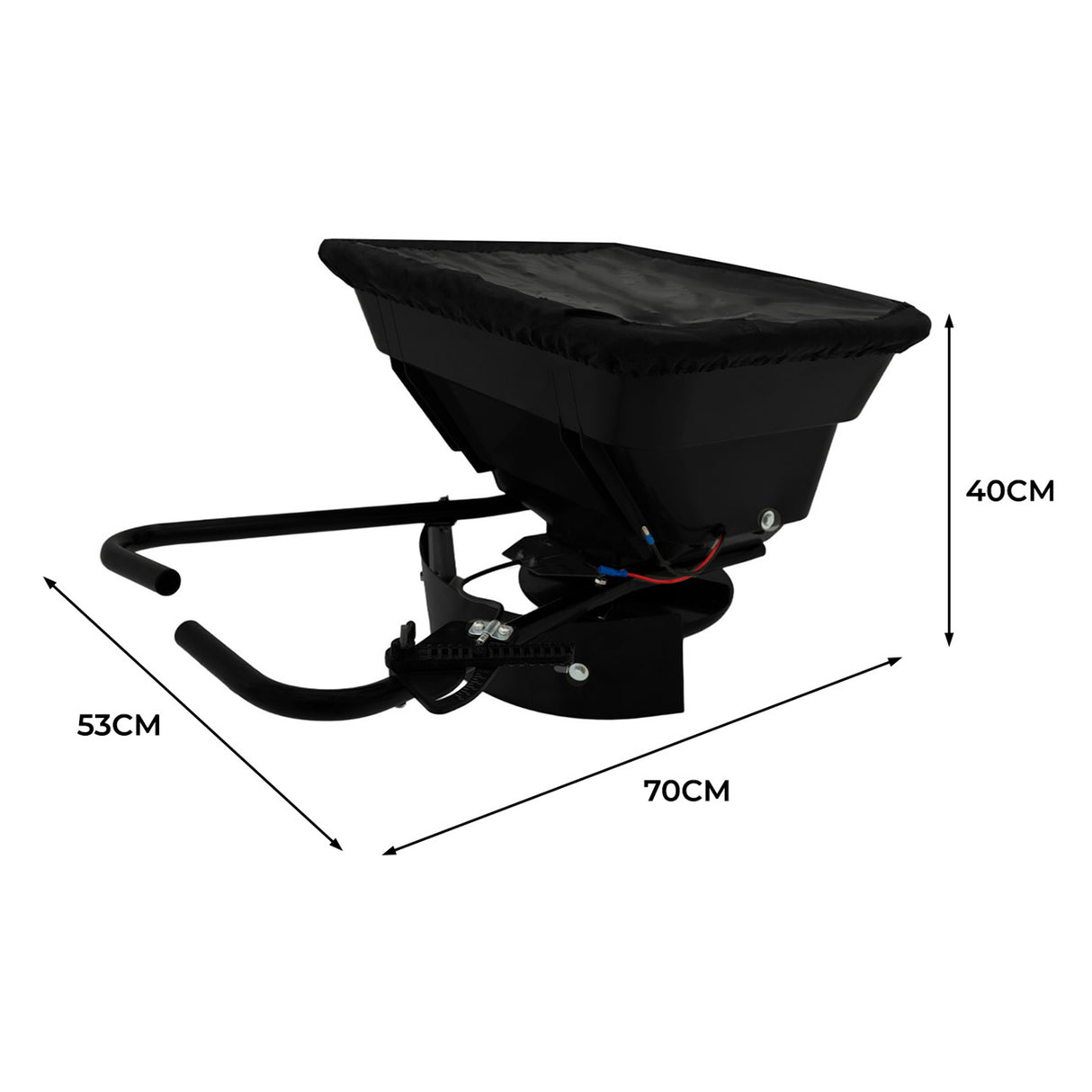 Spandiconcime ATV 12V con Tramoggia 43,5L