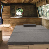 Letto per camper a forma di L