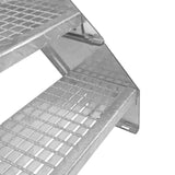 Scala zincata regolabile a 9 elementi - larghezza 600 mm