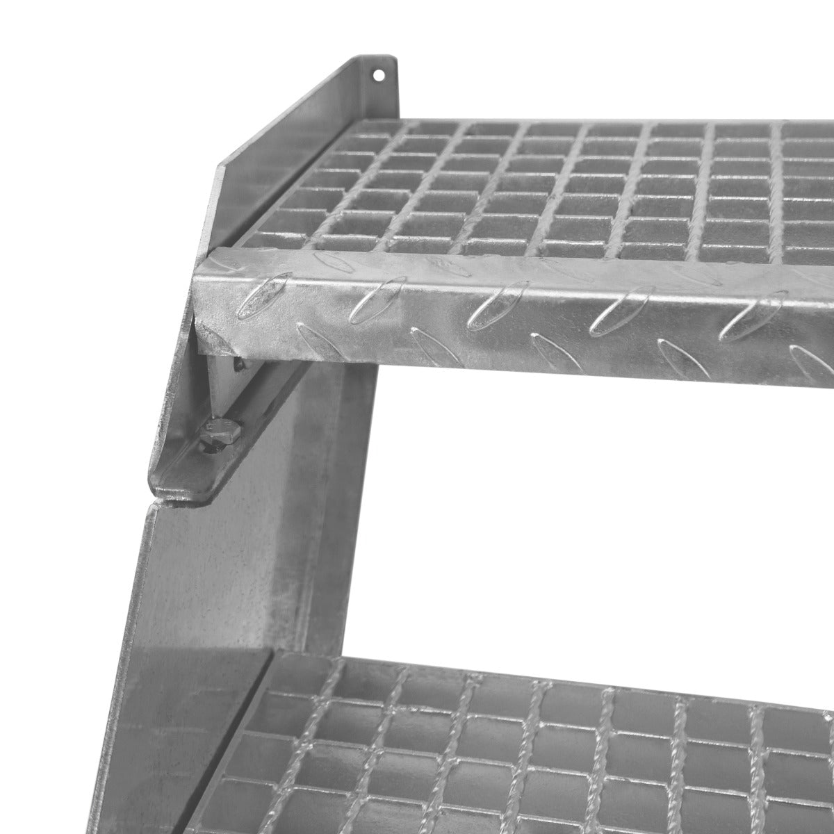 Scala zincata regolabile a 9 elementi - larghezza 600 mm