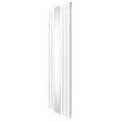 Radiatore a specchio piatto bianco, 1800mm x 565mm, con finitura liscia e linee moderne, ideale per ambienti eleganti e luminosi
