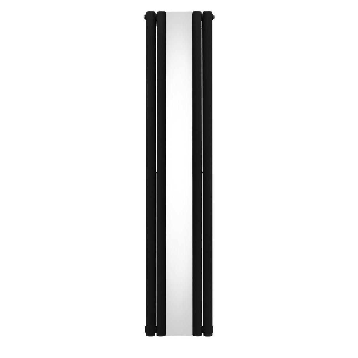 Radiatore Pannelli Ovali a Specchio - 1800 mm x 380 mm - Nero