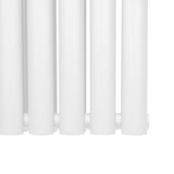 Radiatore a colonna ovale - 600 mm x 600 mm - Bianco