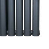 Radiatore a colonna ovale - 600 mm x 1440mm - Grigio Antracite