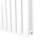 Radiatore a colonna ovale - 1600mm x 240mm - Bianco