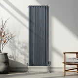 Radiatore a colonna ovale - 1600mm x 480mm - Grigio Antracite