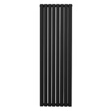 Radiatore a colonna ovale - 1600mm x 480mm - Nero