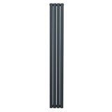 Radiatore a colonna ovale - 1800mm x 240mm - Grigio antracite