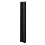 Radiatore a colonna ovale - 1800mm x 240mm - Nero