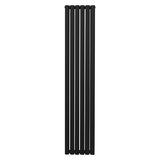 Radiatore a Colonna Ovale - 1800mm x 360mm - Nero