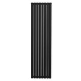 Radiatore a colonna ovale - 1800mm x 480mm - Nero