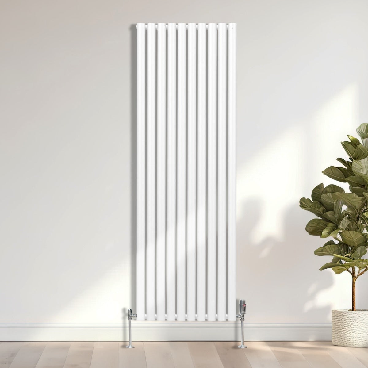 Radiatore a colonna ovale - 1800mm x 600mm - Bianco