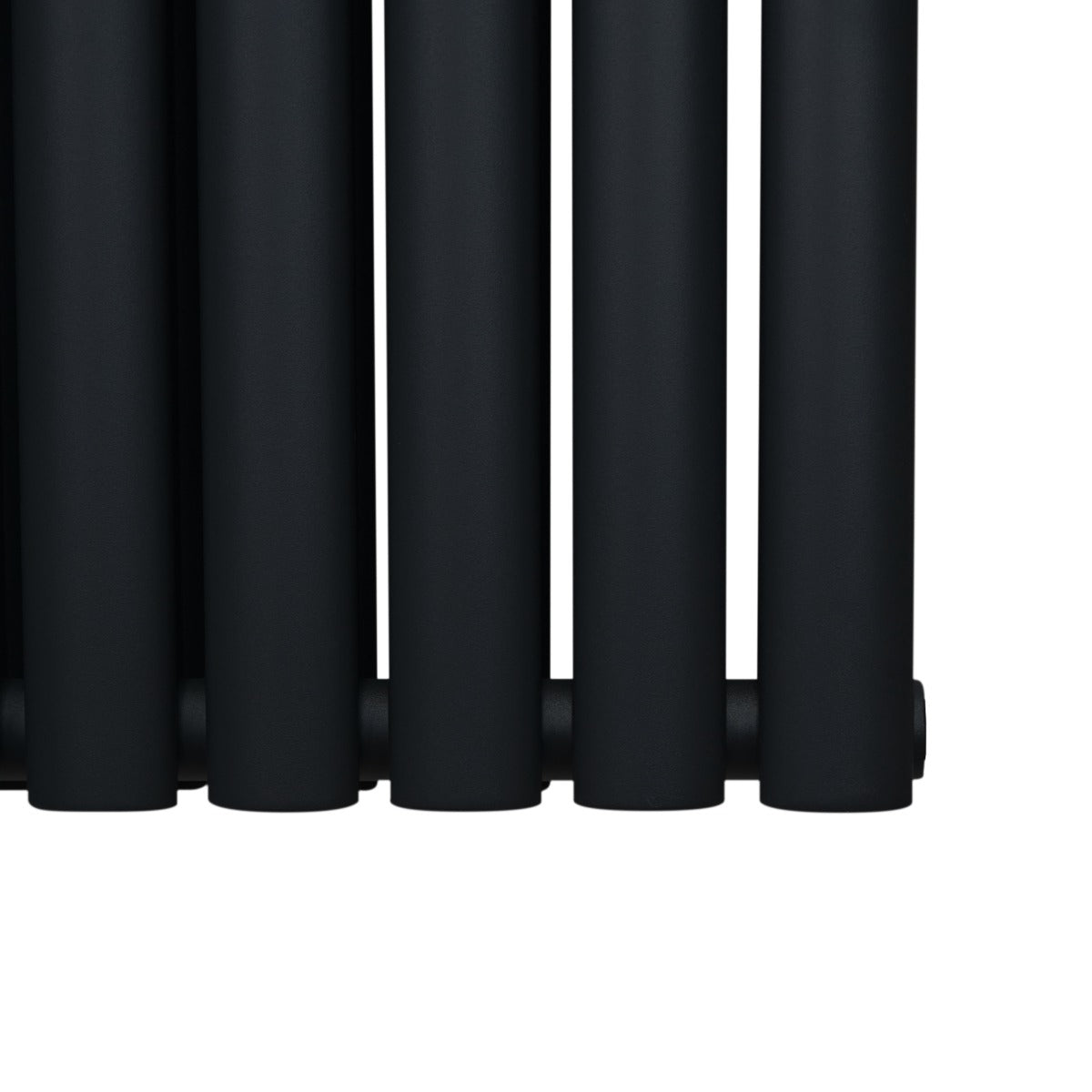 Radiatore a colonna Ovale - 1800mm x 600mm - Nero