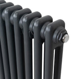 Radiatore Termosifone a 2 colonne - 1500 x 562mm - Grigio antracite