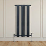 Radiatore Termosifone a 2 colonne - 1500 x 562mm - Grigio antracite