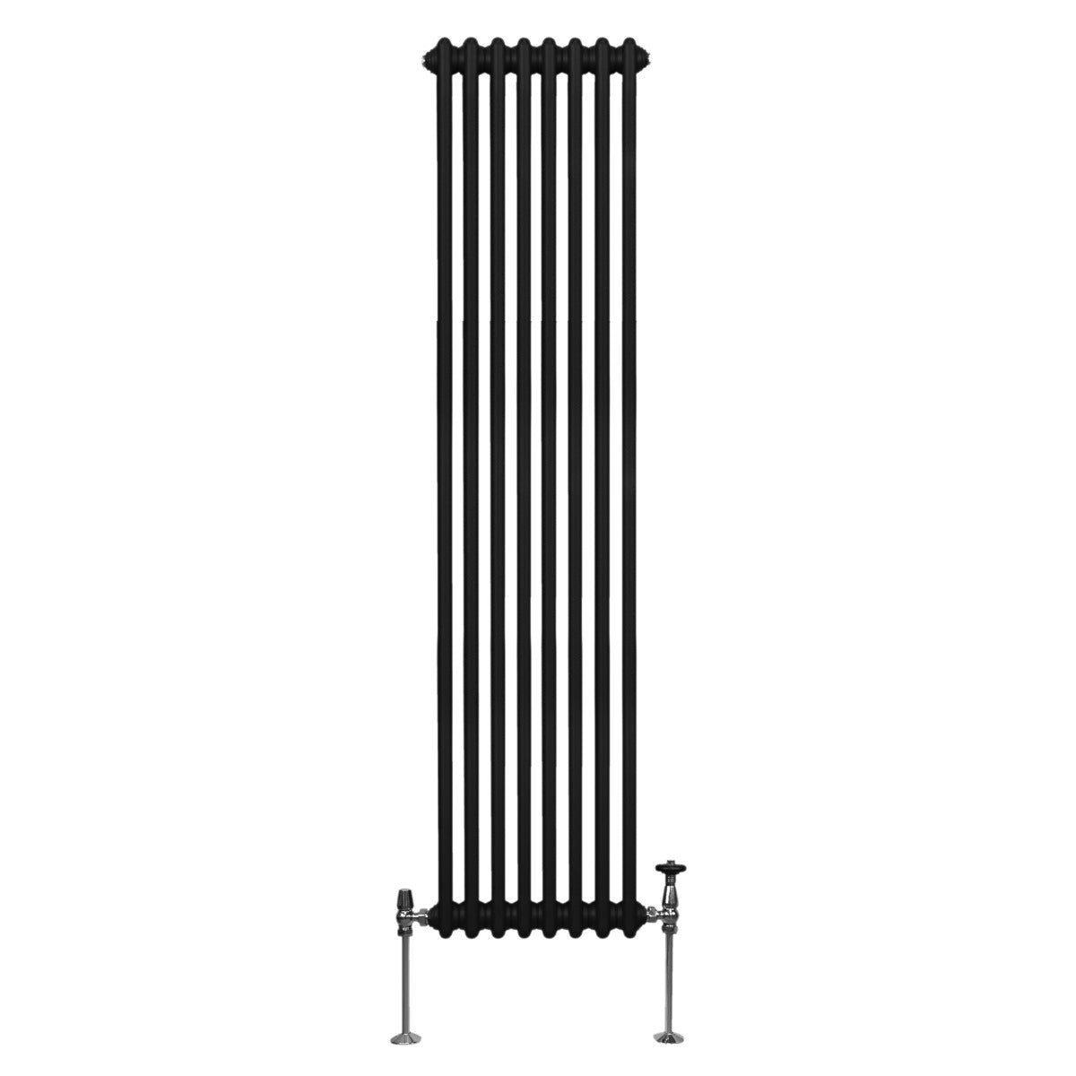 Radiatore Termosifone a 2 colonne - 1800 x 382mm - Nero