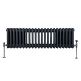 Radiatore Termosifone a 3 colonne - 300 x 1012mm - Grigio Antracite