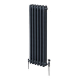 Radiatore Termosifone a 3 colonne - 1500 x 292mm - Grigio antracite