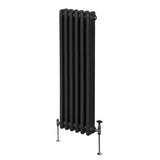 Radiatore Termosifone a 3 colonne - 1500 x 292mm - Nero