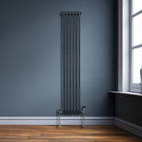 Radiatore Termosifone a 3 colonne - 1800 x 292mm  - Grigio antracite