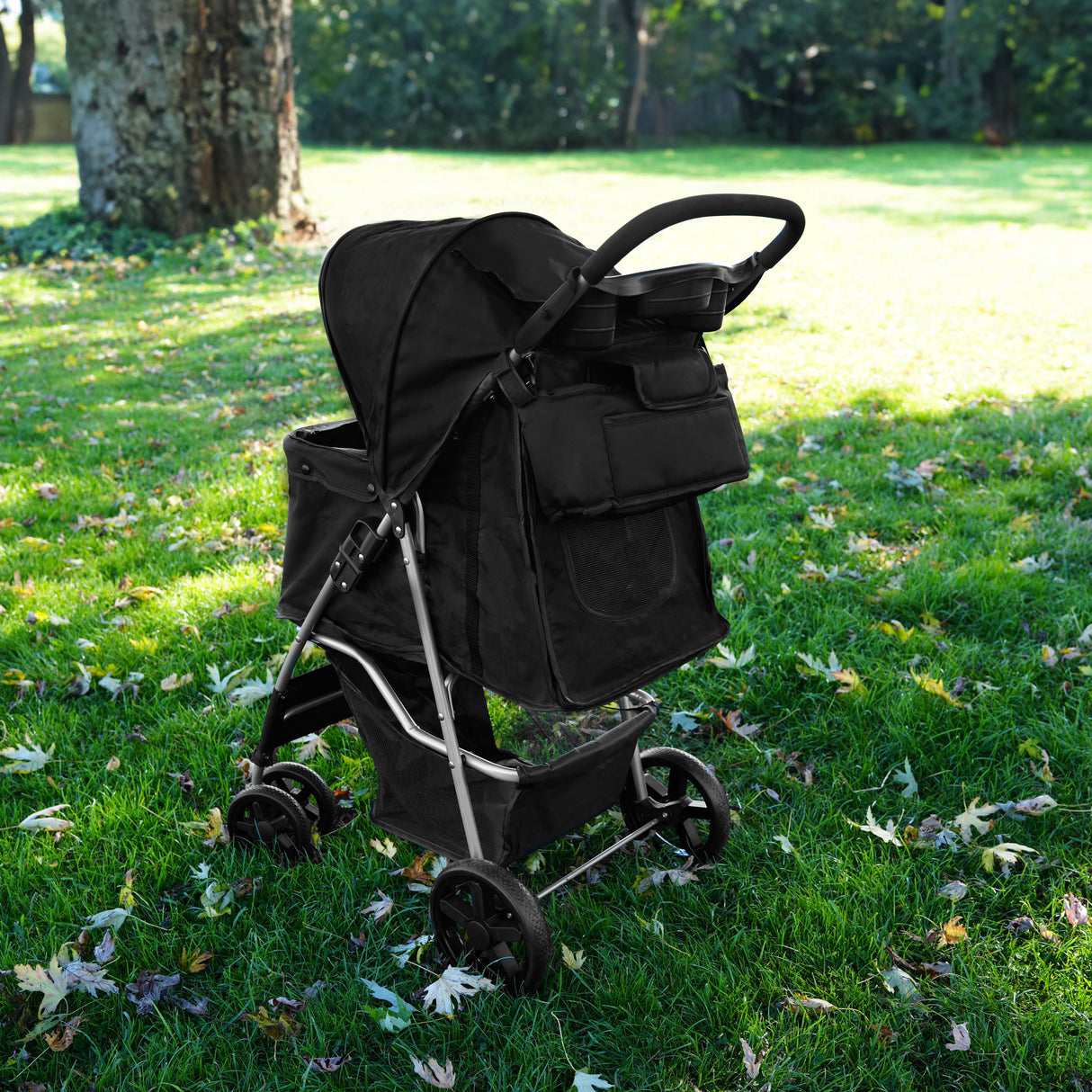 Borsa Organizer per Passeggino per Animali - Nero