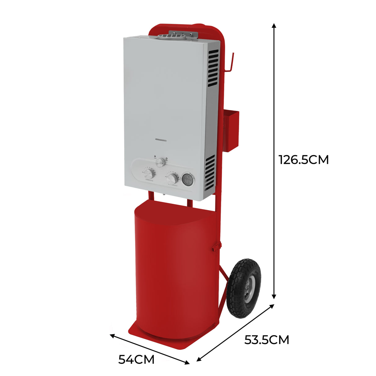 Doccia per Cavalli Portatile - Rosso