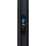 Pergola in alluminio antracite con luci a LED - 3 m x 3 m