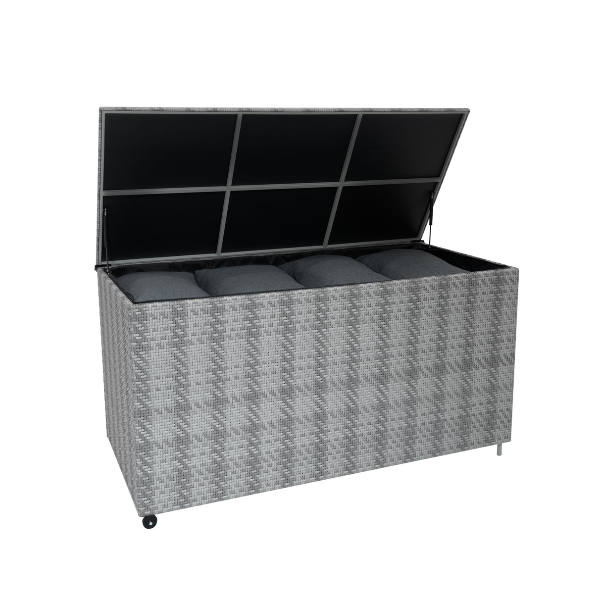 Baule in Rattan 700L per Esterno – Grigio