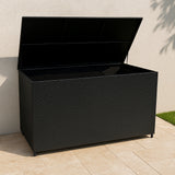 Baule Serafina in Rattan 996L per Esterno – Nero
