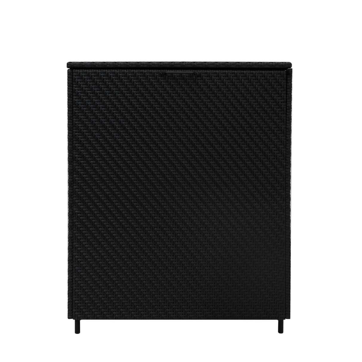 Baule Serafina in Rattan 996L per Esterno – Nero