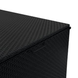 Baule Serafina in Rattan 996L per Esterno – Nero