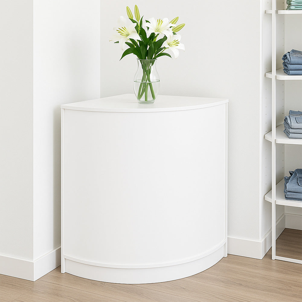 Bancone Angolare da Negozio CM60 – Bianco