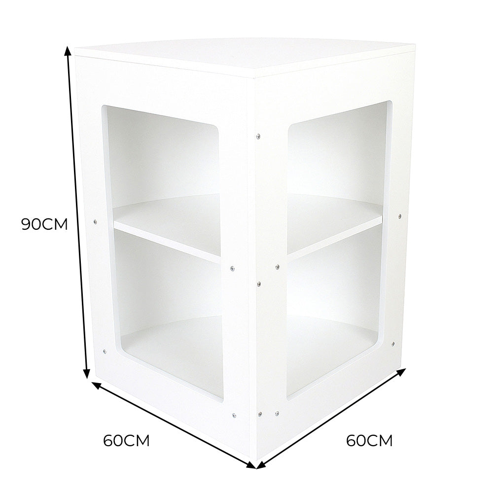 Bancone Angolare da Negozio CM60 – Bianco