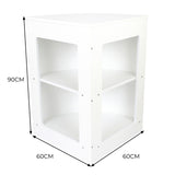 Bancone Angolare da Negozio CM60 – Bianco