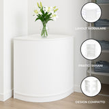 Bancone Angolare da Negozio CM60 – Bianco