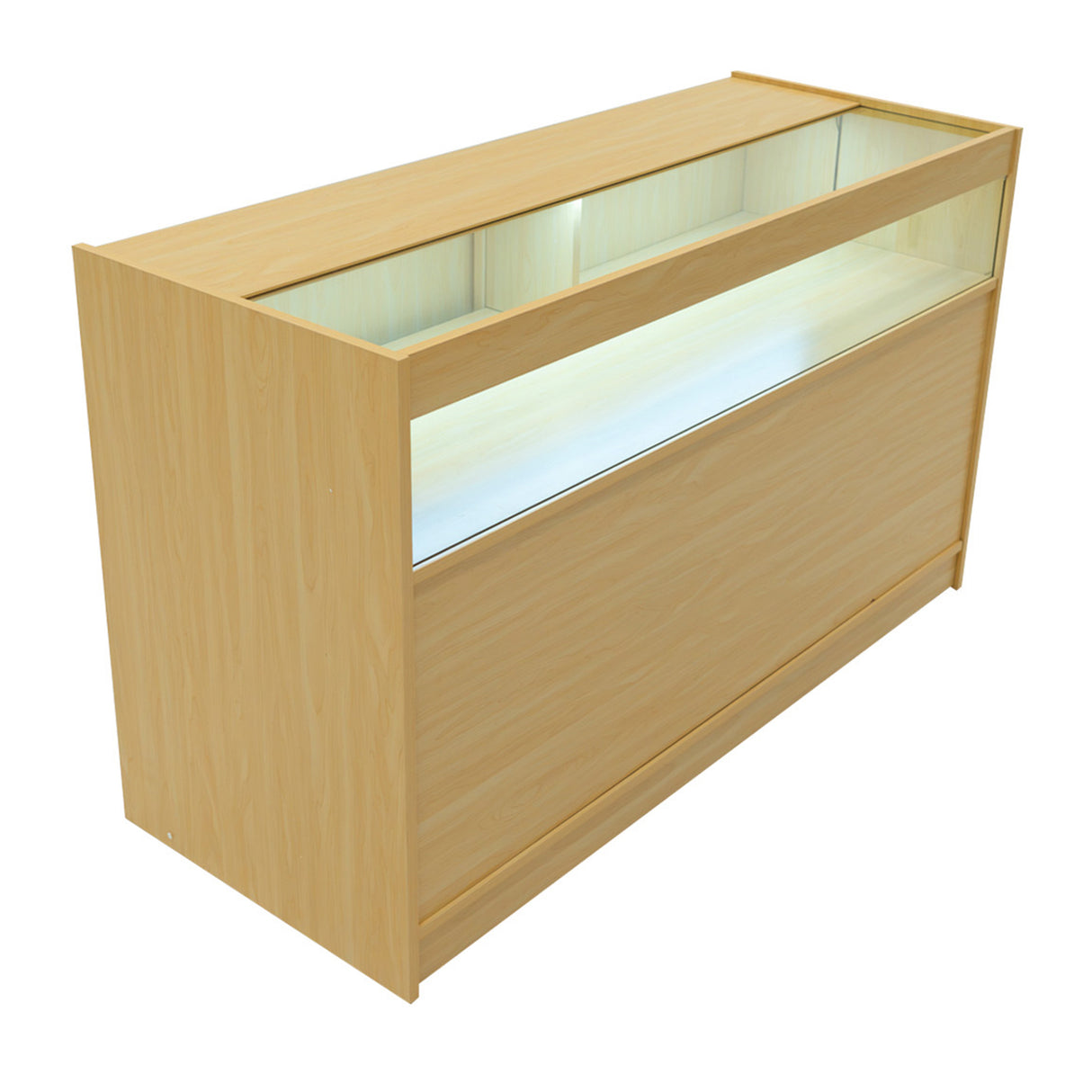 Bancone da Negozio LED B1500 – Acero